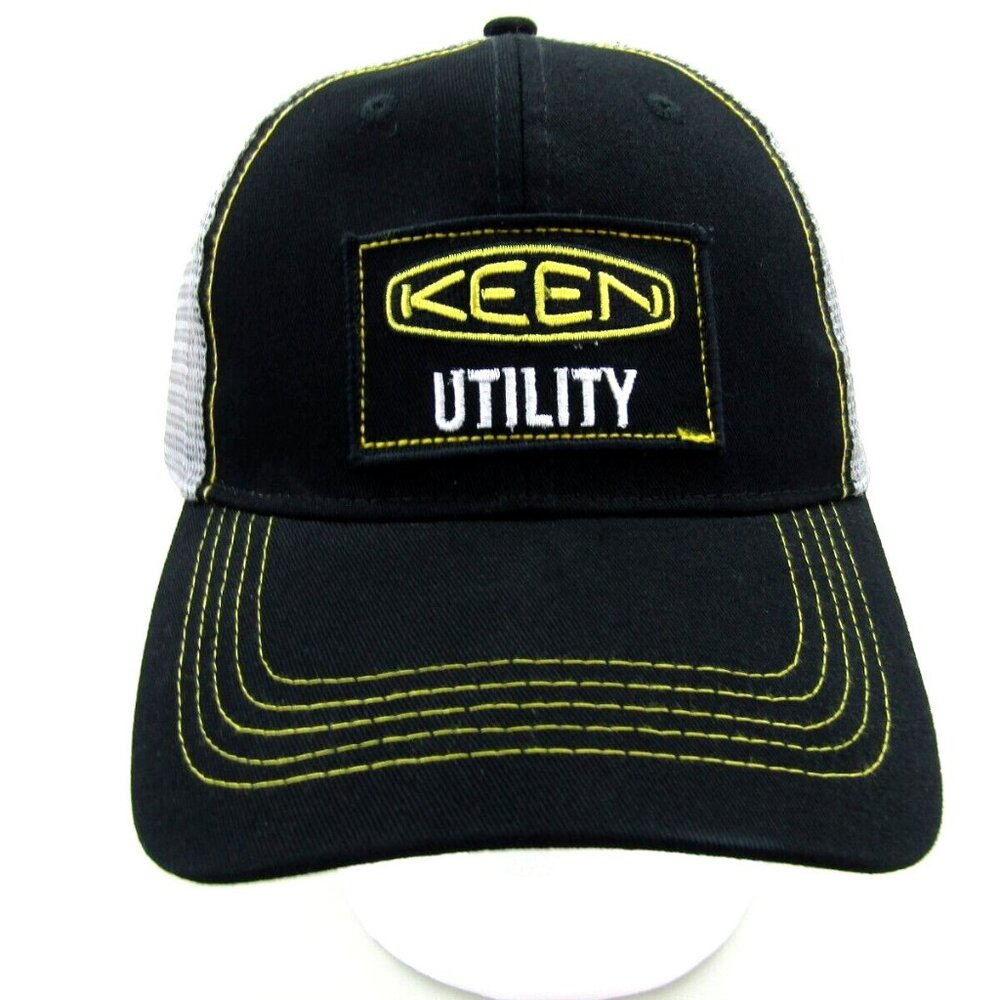 Keen Utility Hat Mesh Trucker Adjustable Snapback Spell Out Logo Multicolor